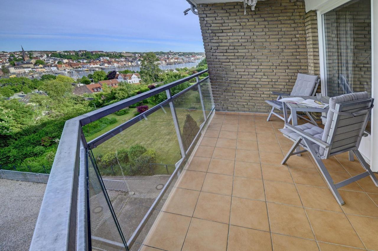 Fewo1846 - Bellevue - Sonnige 2-Zimmer-Wohnung Mit Balkon Und Hafenblick Фленсбург Екстер'єр фото
